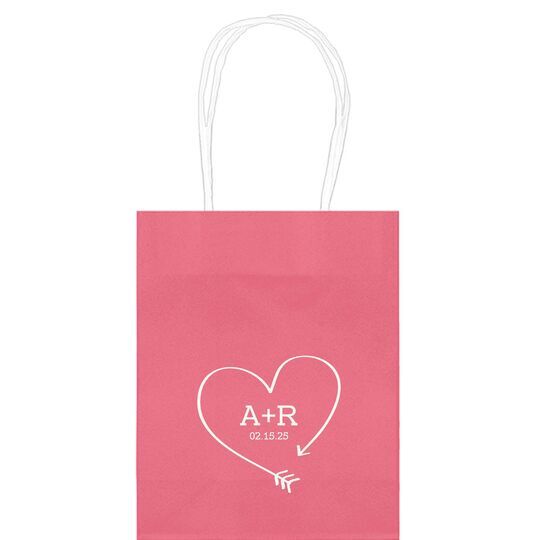 Heart Made of Arrow Mini Twisted Handled Bags